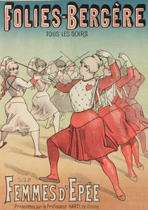 The Swordswomen (farve litho)