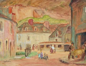 Garverierne i Falaise, Normandiet af Emile Othon Friesz