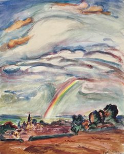 Regnbuen Montiullier af Emile Othon Friesz