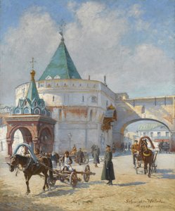 Udsigt over Moskva af Émile Schmidt Wehrlin