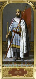 Kong Ludvig VII af Frankrig 1120-1180, 1842.