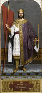 Kong Filip II af Frankrig 1165-1223, 1840