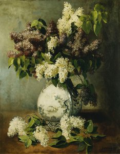 Syren i en Delft Vase, 1895