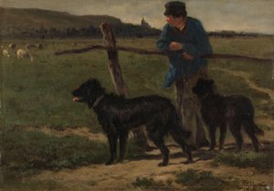 Bonde med hunde