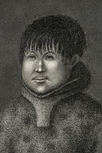 John Sakeouse, indfødt fra Jacob Sund, Grønland, den første Esquimaux, der vides at have været her i landet, 1816 af Emilia Anderson