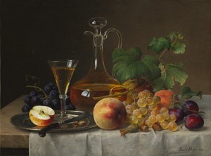 Stilleben med frugt, 1873.