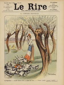 Valgkampen. Illustration til Le Rire
