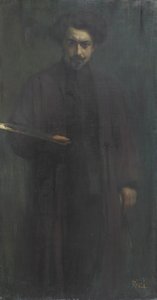 Selvportræt, Emilio Rizzi (olie på lærred) af Emilio Rizzi