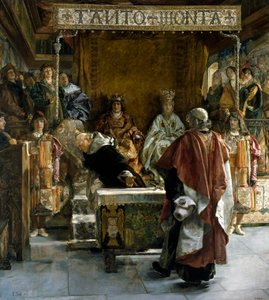 Uddrivelsen af jøderne fra Spanien (i år 1492), 1889 af Emilio Sala Francés