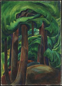 Western Forest, ca. 1931 (olie på lærred)