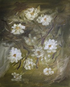 Bløde, hvide blomster af Emily Tingey