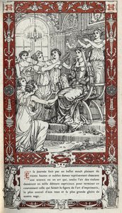 Ballet på slottet Fontainebleau, hvor damerne ved kong Henrik II