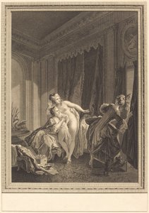 Aften af Emmanuel Jean Nepomucène de Ghendt after Pierre Antoine Baudouin
