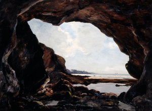 Grotte af Ris, Douarnenez, 1876 af Emmanuel Lansyer