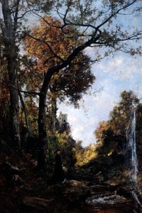 Efterårsvandringen, 1869. af Emmanuel Lansyer