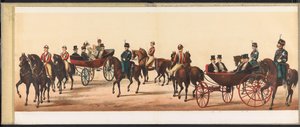 Procession i Haarlem, 1872 (plade 8) Procession afholdt i Haarlem, den 1. april 1872. (serietitel på objekt)