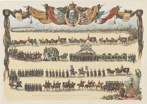 Højtidelig begravelse af H.M. Willem III, konge af Holland (...) 4. december 1890 (titel på objekt)
