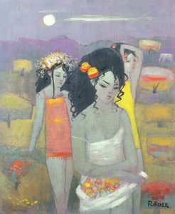 Indsamling af blomster af Endre Roder