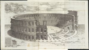 Arena af Verona Mirror of Roman Magnificence (serietitel) af Enea Vico