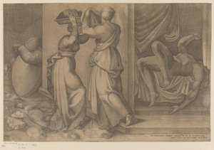 Judith i Holofernes af Enea Vico