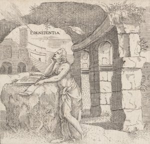 Penitence Penitence, ca. 1545-50. af Enea Vico