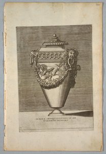 Vase (plade 1 i en serie) af Enea Vico