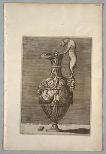 Vase (plade 6 i en serie) af Enea Vico