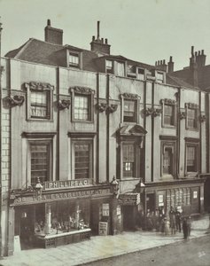 36-38 Aldersgate Street: Shaftesbury House, London, 1879 af English Photographer