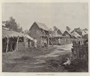 En skovlandsby på Madagaskar
