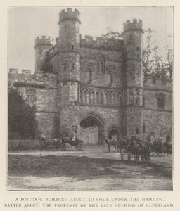 En historisk bygning ved at komme under hammeren, Battle Abbey, den afdøde hertuginde af Clevelands ejendom af English Photographer