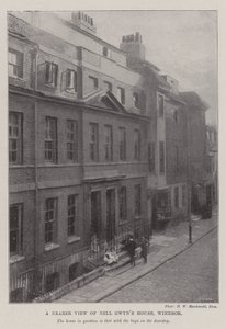 Et nærmere billede af Nell Gwynn House, Windsor af English Photographer