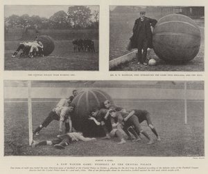 Et nyt vinterspil, Pushball i Crystal Palace af English Photographer
