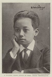 En mulig kronprins af Siam, prins Thoonkramom af English Photographer