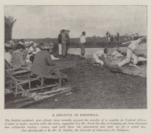 Regatta i Rhodesia af English Photographer