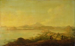 En udsigt over kysten nær Napoli, der gør Grand Tour af English Photographer