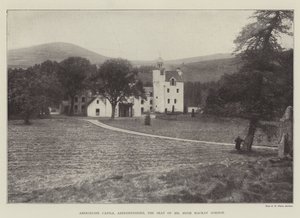 Abergeldie Castle, Aberdeenshire, sæde for hr. Hugh Mackay Gordon