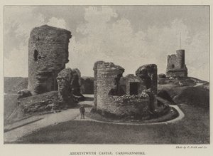 Aberystwyth Castle, Cardiganshire af English Photographer
