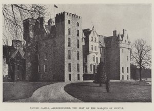 Aboyne Castle, Aberdeenshire, sæde for Marquis of Huntly af English Photographer