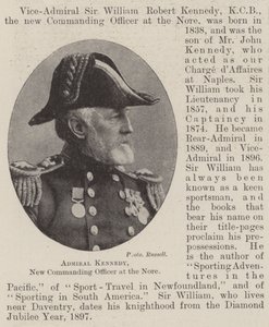 Admiral Kennedy, ny befalingsmand ved Nore af English Photographer