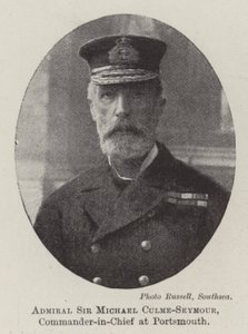 Admiral Sir Michael Culme-Seymour, øverstkommanderende i Portsmouth