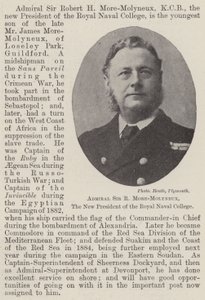 Admiral Sir R More-Molyneux, den nye præsident for Royal Naval College af English Photographer