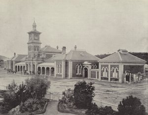 Albury jernbanestation af English Photographer