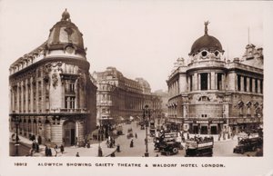 Aldwych, London, Gaiety Theatre, Waldorf Hotel (s/h-foto) af English Photographer