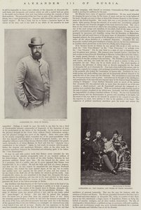 Alexander III af Rusland af English Photographer