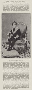 Alfonso XIII, konge af Spanien af English Photographer