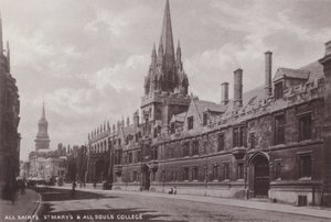 All Saints St Marys og All Souls College af English Photographer