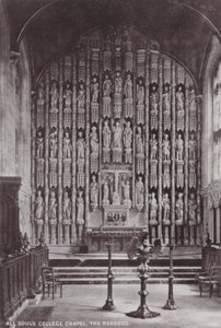 All Souls College Chapel, The Reredos af English Photographer