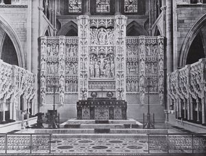 Alter og Reredos, Truro-katedralen (s/h-billede) af English Photographer