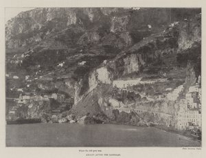 Amalfi efter Jordskredet af English Photographer