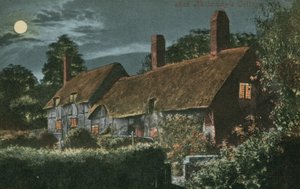 Anne Hathaways hytte. Postkort sendt i 1913. af English Photographer
